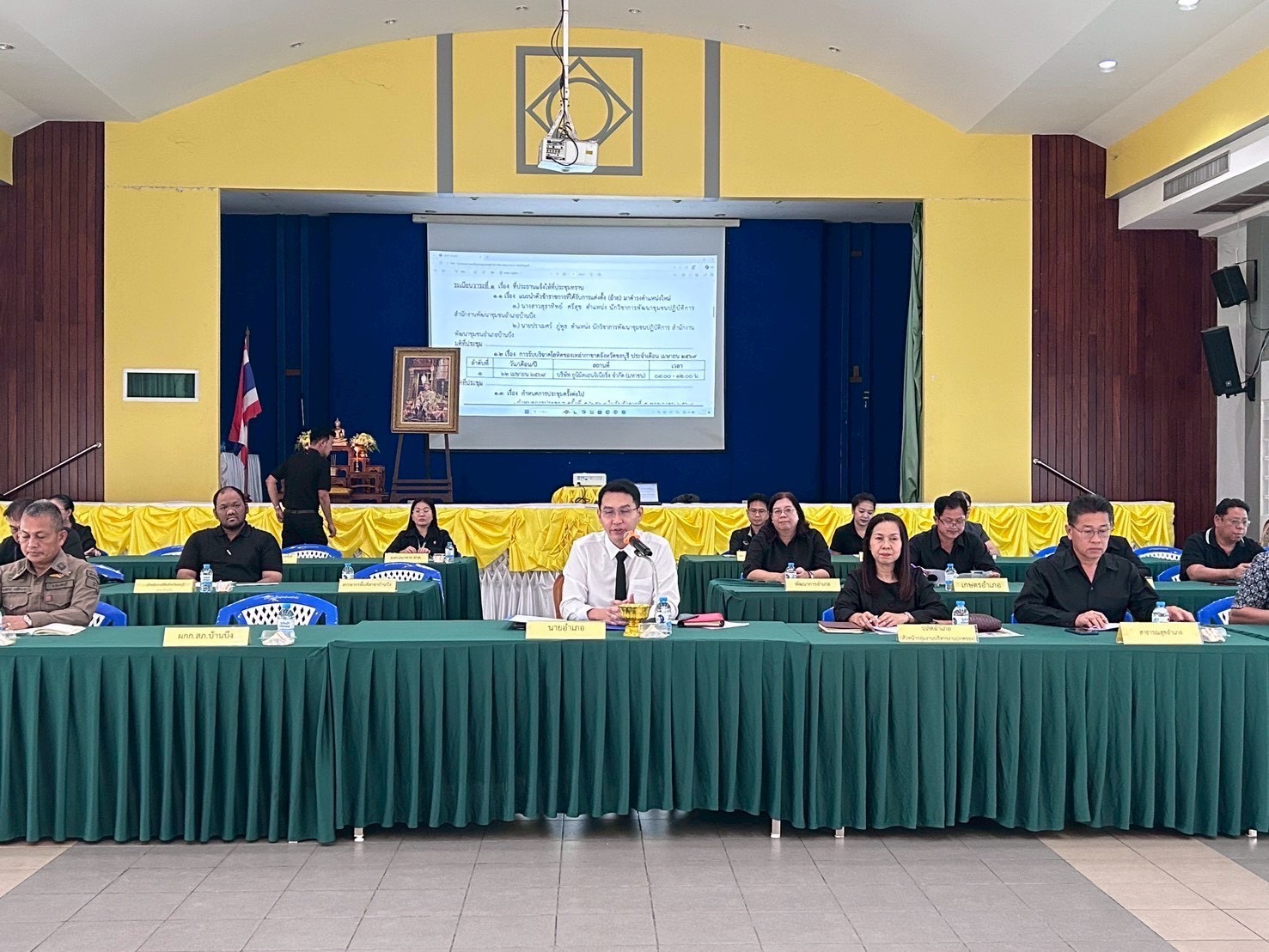 ระชุมหัวหน้าส่วนราชการ ผู้บริหารองค์กรปกครองส่วนท้องถิ่น กำนัน ผู้ใหญ่บ้าน ประจำเดือนเมษายน 2569 ครั้งที่ 4/2569📖