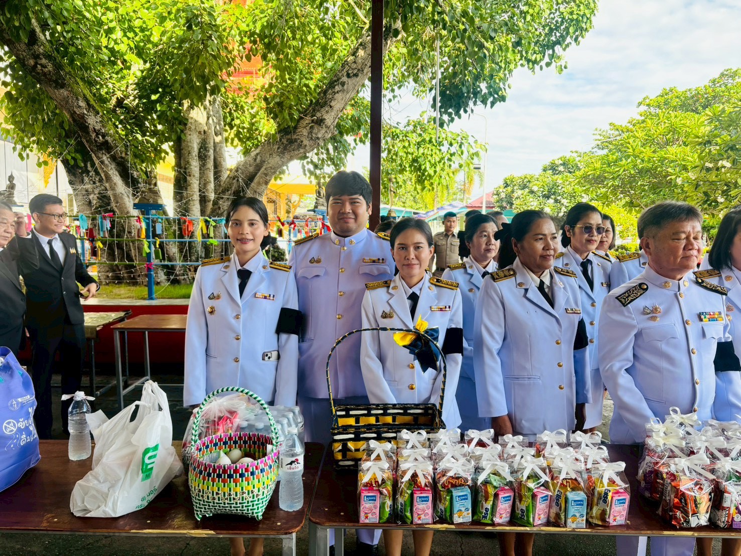 สพอ.บ้านบึง จ.ชลบุรี ร่วมงานพิธีบำเพ็ญกุศล ในวาระครบ 15 วัน (ปัณรสมวาร) แห่งการสิ้นพระชนม์ ถวายเป็นพระกุศลแด่สมเด็จพระเจ้าลูกเธอ เจ้าฟ้าพัชรกิติยาภา นเรนทิราเทพยวดี กรมหลวงราชสาริณีสิริพัชร มหาวัชรราชธิดา